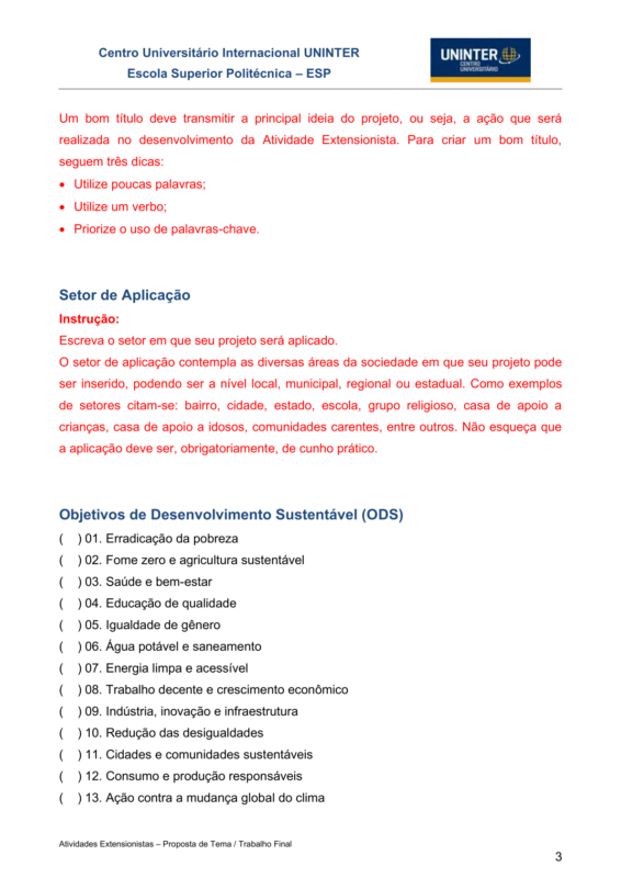 ATIVIDADES EXTENSIONISTAS – TECNOLOGIA APLICADA À INCLUSÃO DIGITAL ...